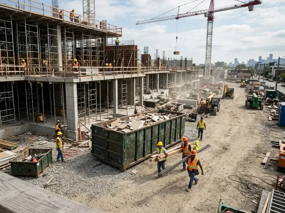 commercial-construction-site-w-002 — frequently asked questions, Low Cost Construction Dumpster Rental in South Plainfield,…